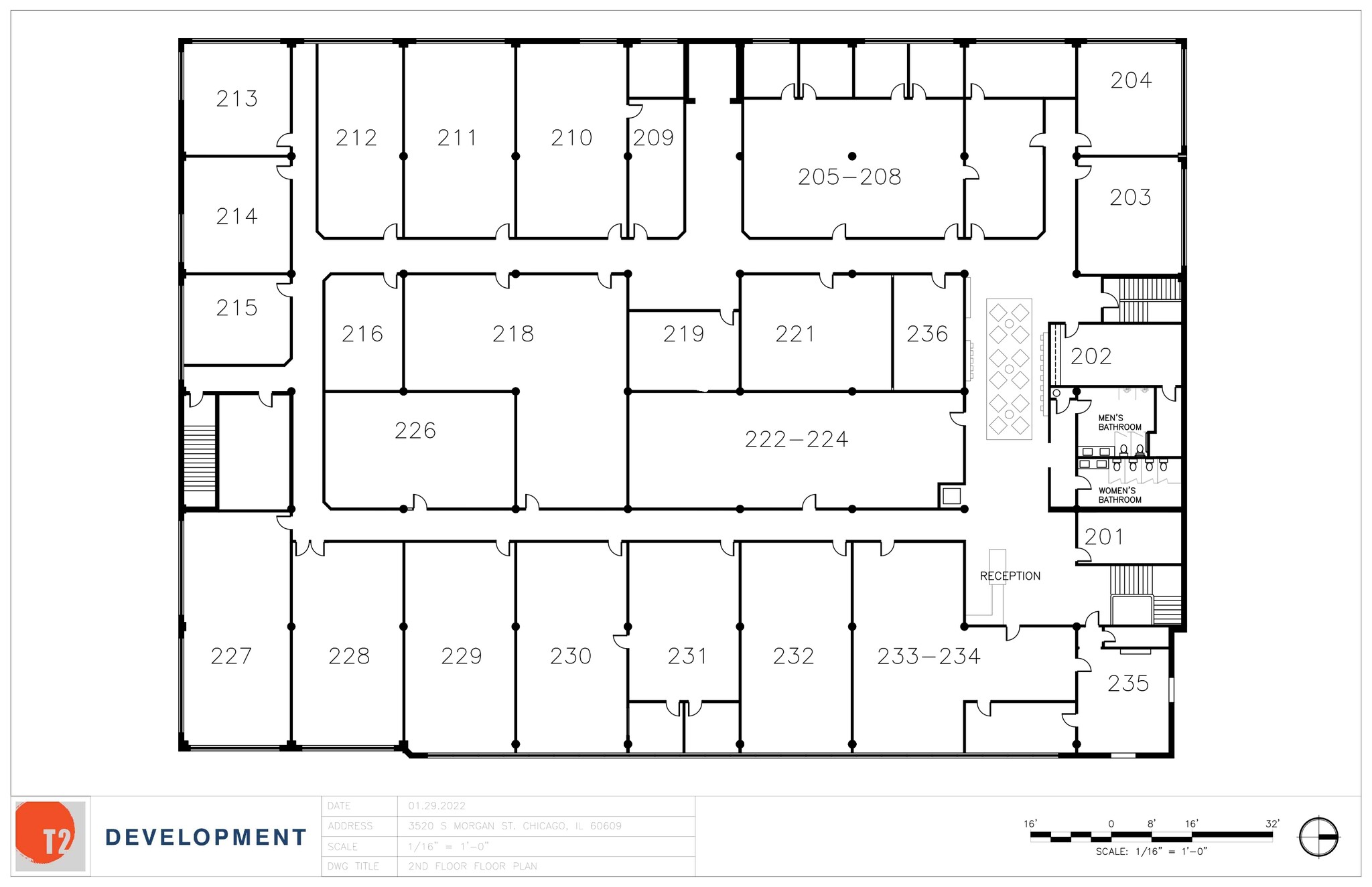 3520 S Morgan St, Chicago, IL à louer Plan d’étage- Image 1 de 1