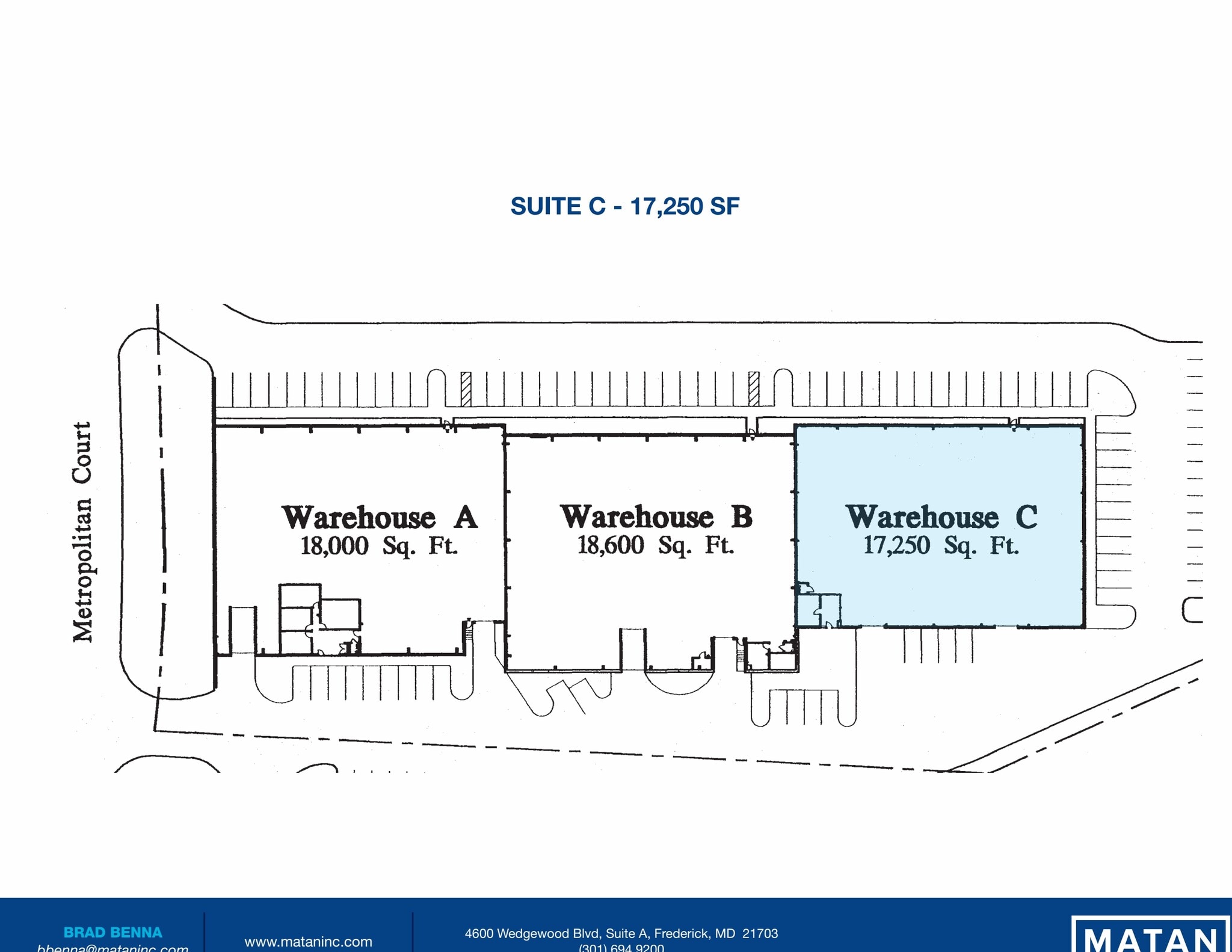 4527 Metropolitan Ct, Frederick, MD for lease Floor Plan- Image 1 of 1