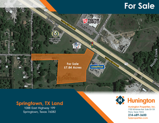 Plus de détails pour 1088 E Highway 199, Springtown, TX - Terrain à vendre