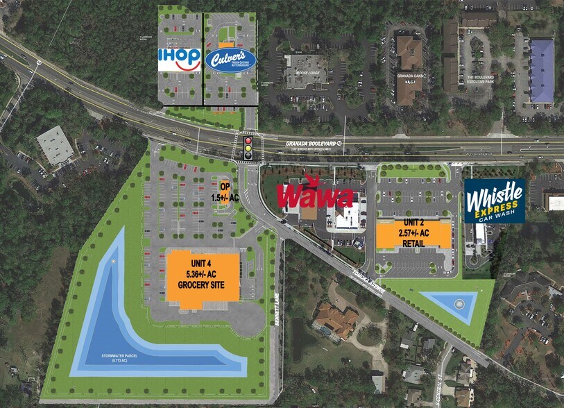 600 W Granada Blvd, Ormond Beach, FL à louer - Aérien - Image 1 de 2