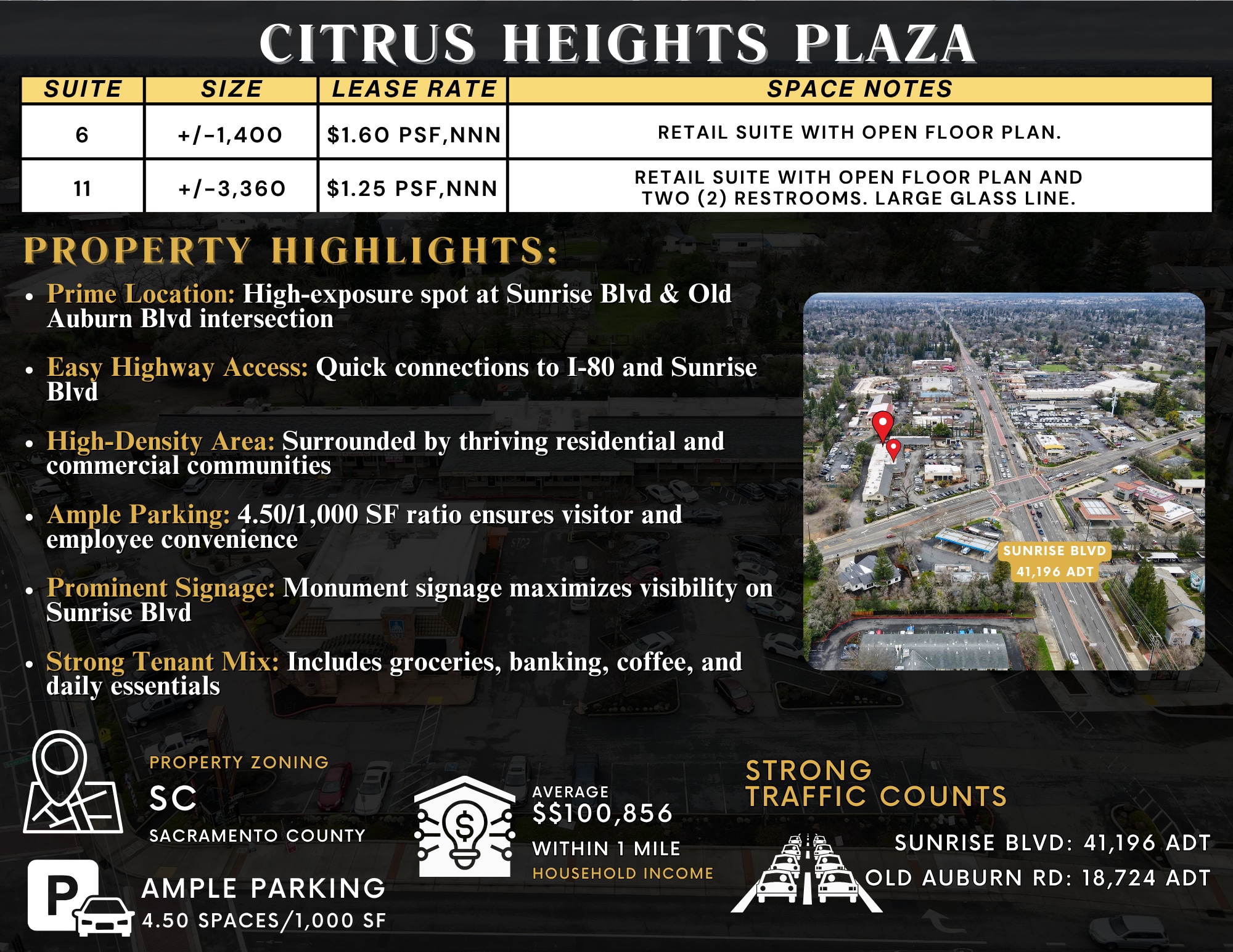 7601 Sunrise Blvd, Citrus Heights, CA for lease Interior Photo- Image 1 of 2