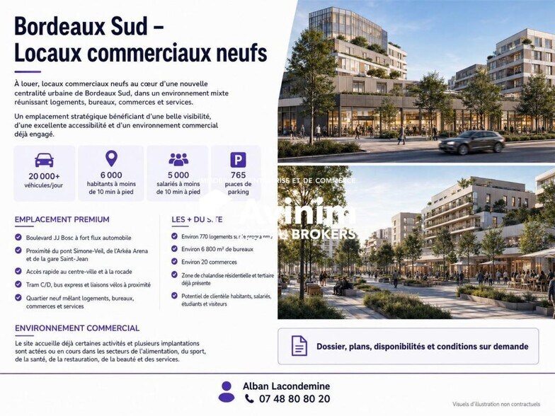 Retail in Bordeaux for lease - Building Photo - Image 3 of 4
