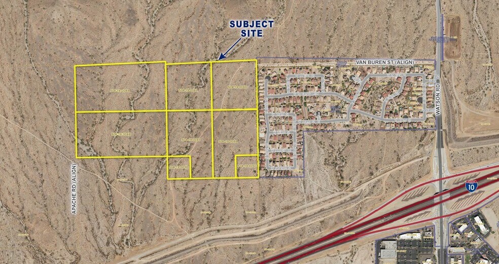 SW Watson Rd & Van Buren Rd, Buckeye, AZ à vendre - Aérien - Image 3 de 5