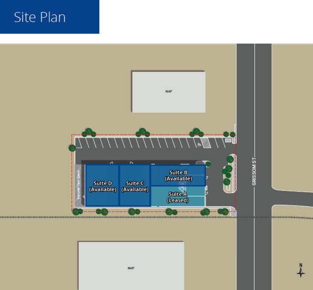 4551 Grissom St, Bakersfield, CA à louer - Plan de site - Image 2 de 3