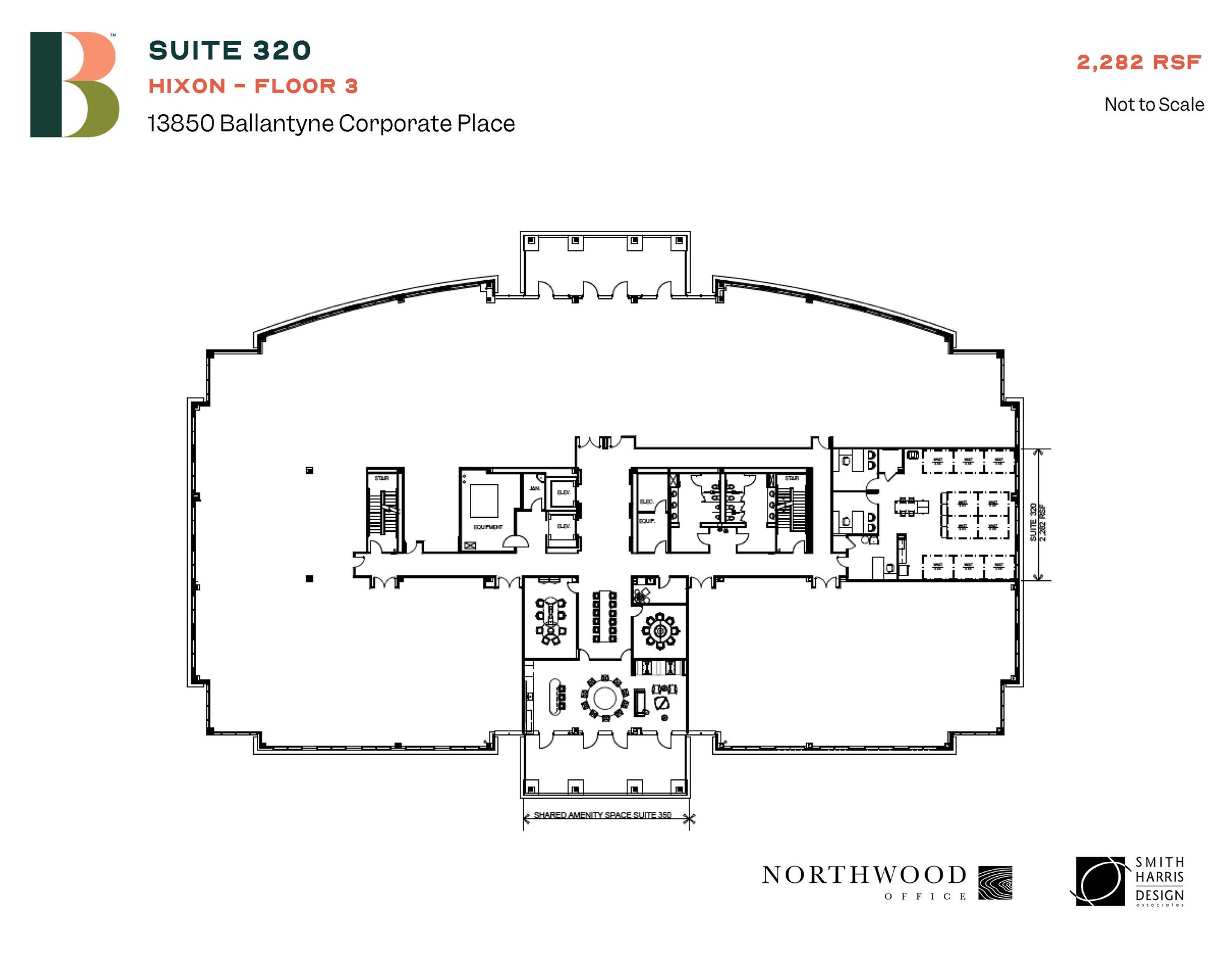 13850 Ballantyne Corporate Pl, Charlotte, NC à louer Plan d  tage- Image 1 de 1