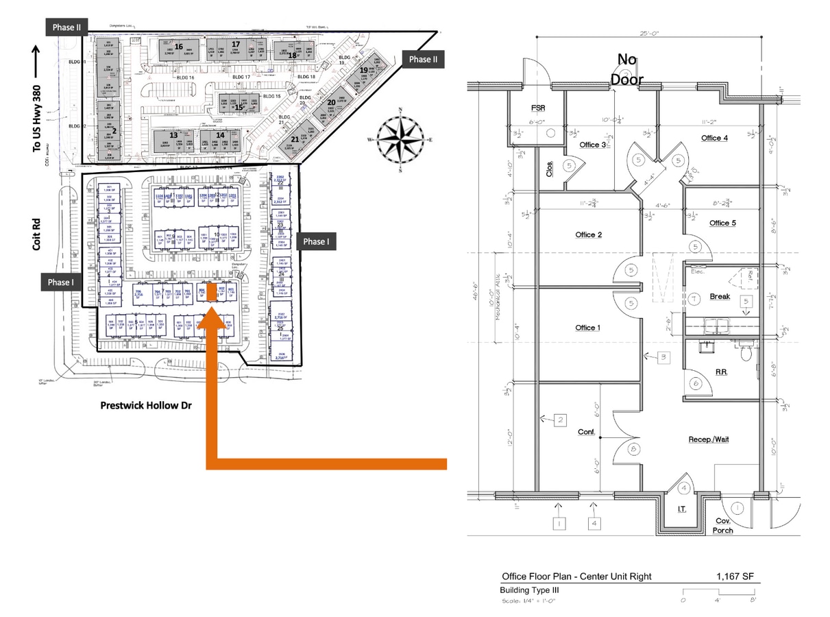 1400 N Coit Rd, McKinney, TX 75071 - Unité 803 -  - Plan d’étage - Image 1 of 6