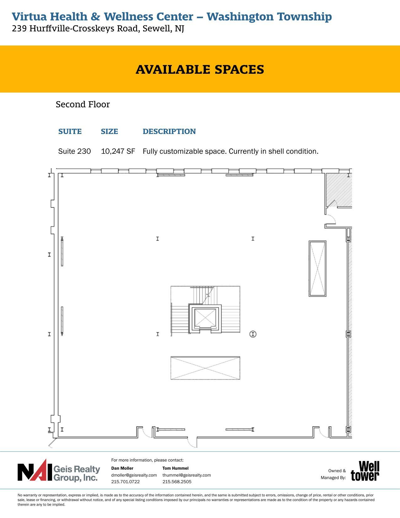 239 Hurffville Crosskeys Rd, Sewell, NJ for lease Floor Plan- Image 1 of 1