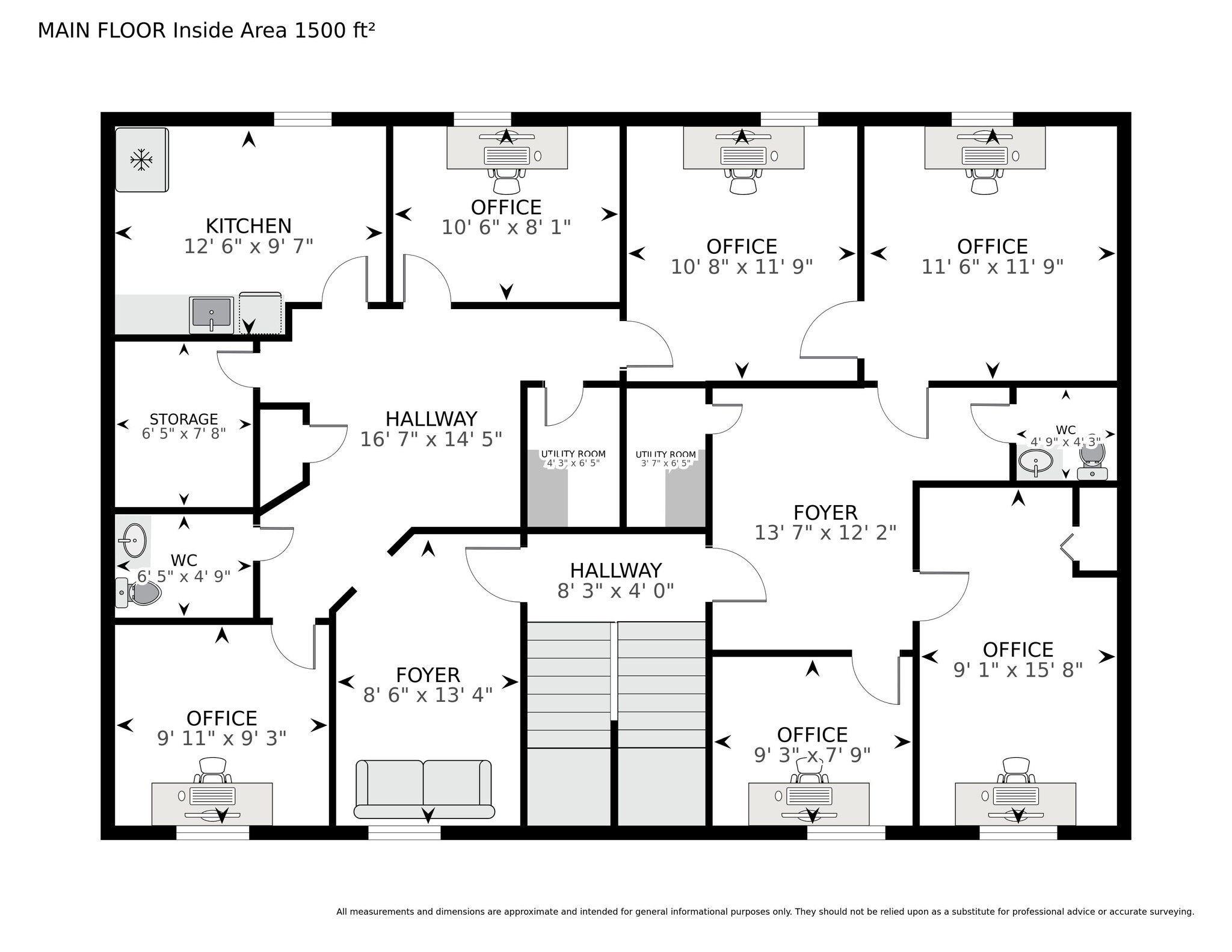 2972-2976 Penwick Ln, Dunkirk, MD à louer Plan d’étage- Image 1 de 1