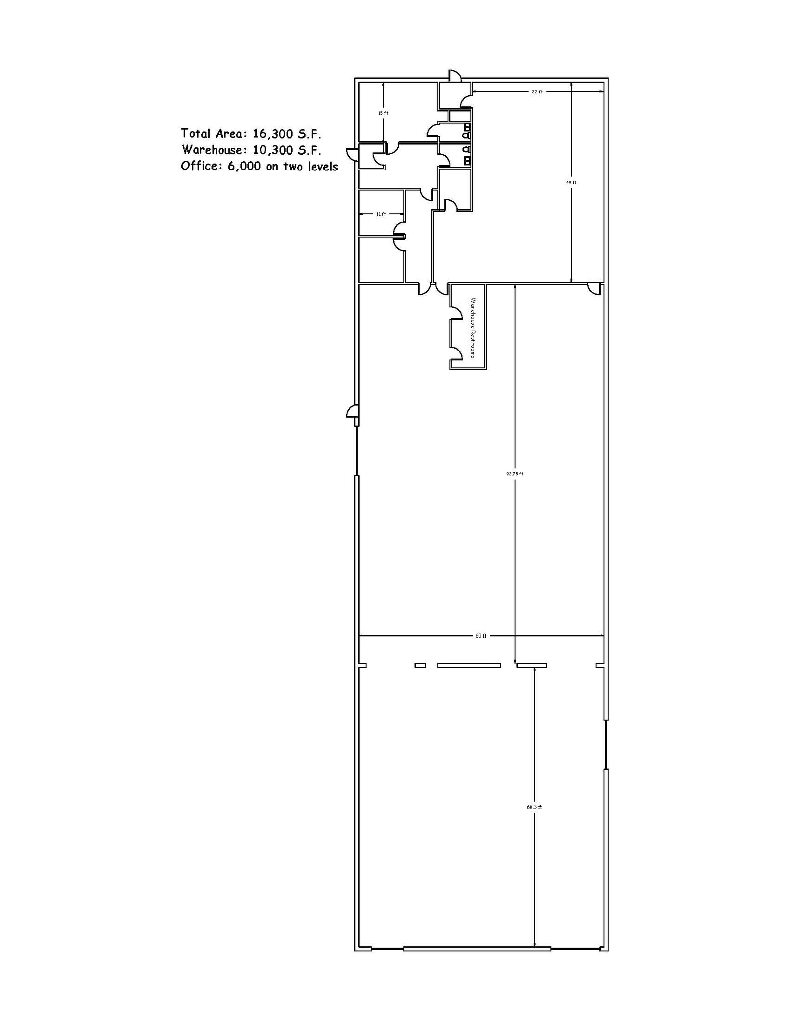 6005 E Executive Dr, Westland, MI for lease Floor Plan- Image 1 of 1