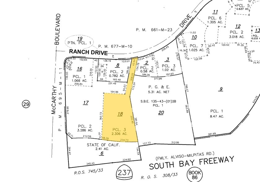40 Ranch Dr, Milpitas, CA for sale - Plat Map - Image 3 of 3