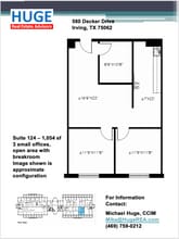 580 Decker Dr, Irving, TX for lease Floor Plan- Image 1 of 1