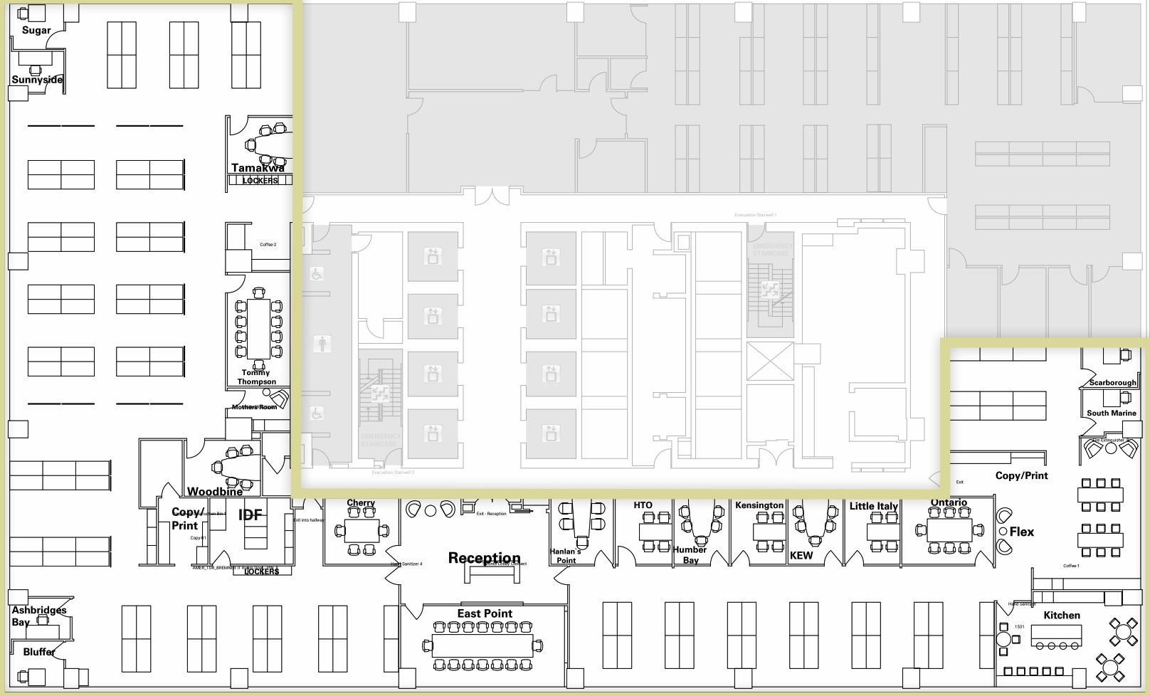 120 Bremner Blvd, Toronto, ON for lease Floor Plan- Image 1 of 11