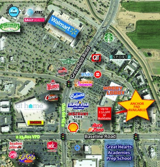 Plus de détails pour 1835 S Greenfield Rd, Mesa, AZ - Vente au détail à louer