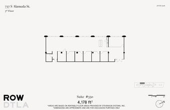 777 S Alameda St, Los Angeles, CA for lease Floor Plan- Image 1 of 2