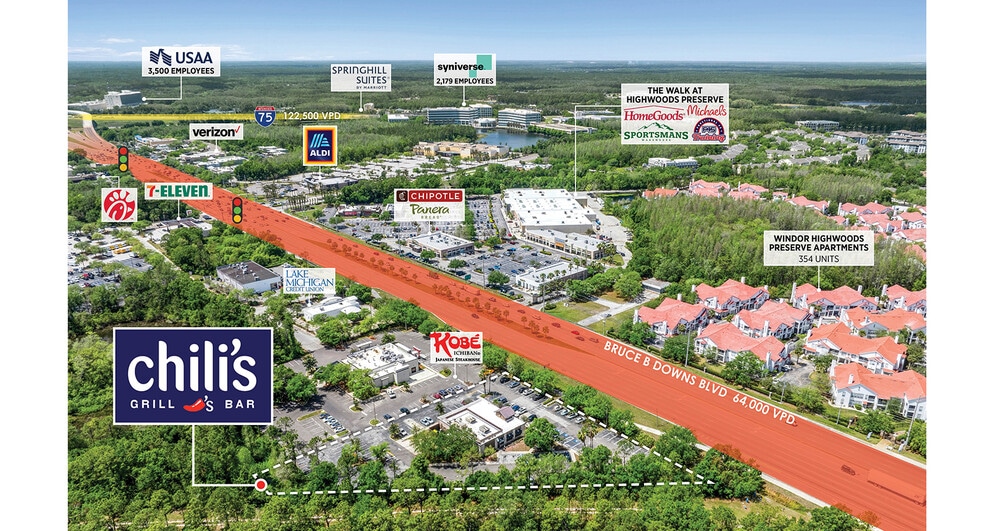 17643 Bruce B Downs Blvd, Tampa, FL for sale - Building Photo - Image 2 of 6