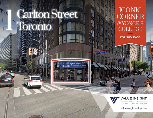 More details for 1-5 Carlton St, Toronto, ON - Retail for Lease