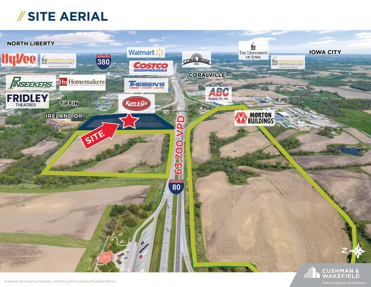 Interstate 80, Tiffin, IA à vendre - Photo du bâtiment - Image 2 de 3