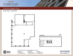 8725 W Higgins Rd, Chicago, IL à louer Plan d  tage- Image 1 de 1