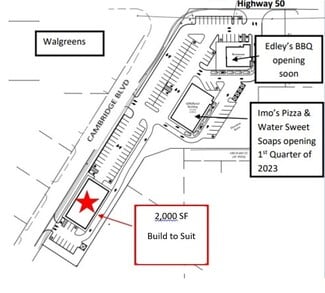 Plus de détails pour 725 Cambridge, O'Fallon, IL - Commerce de détail à louer