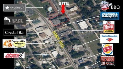 5720 Gall Blvd, Zephyrhills, FL - Aérien Vue de la carte