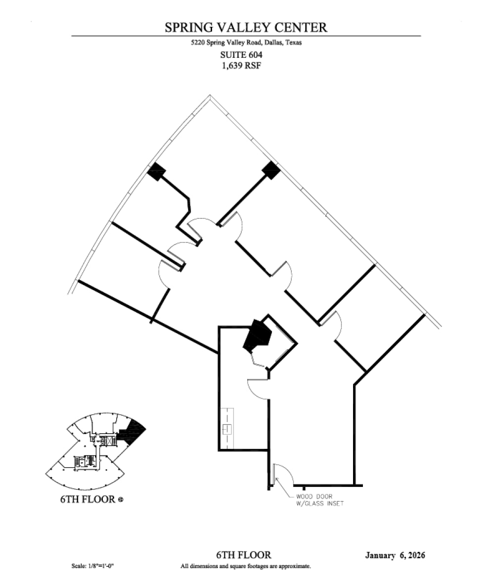 5220 Spring Valley Rd, Dallas, TX for lease Floor Plan- Image 1 of 1