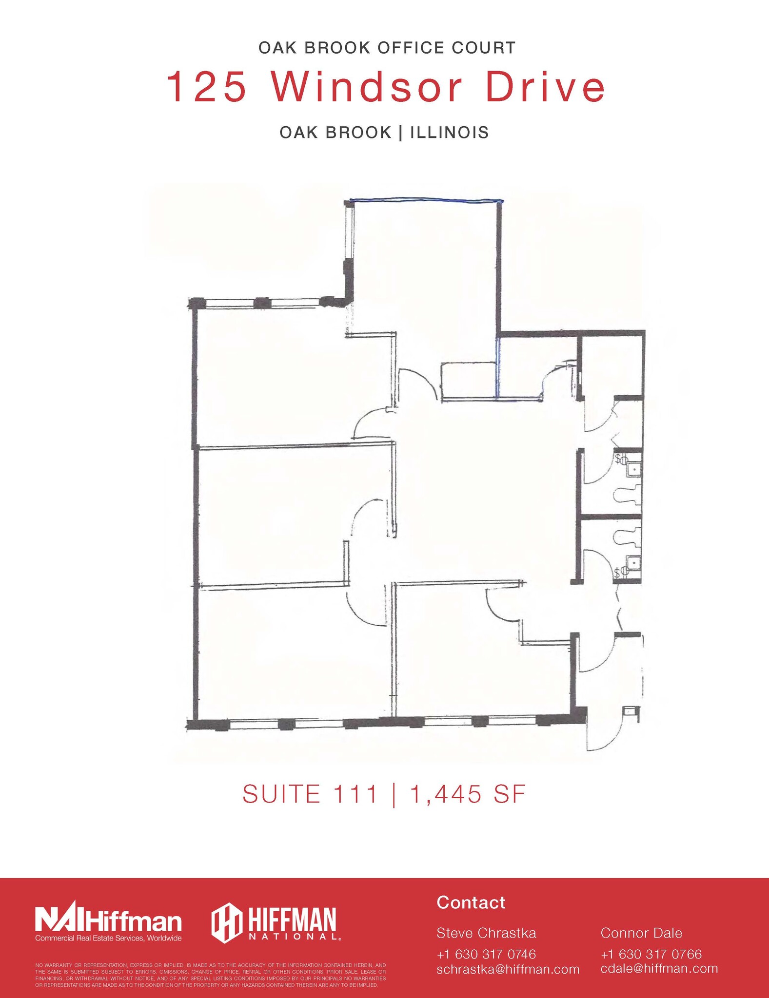 125 Windsor Dr, Oak Brook, IL à louer Plan d  tage- Image 1 de 1