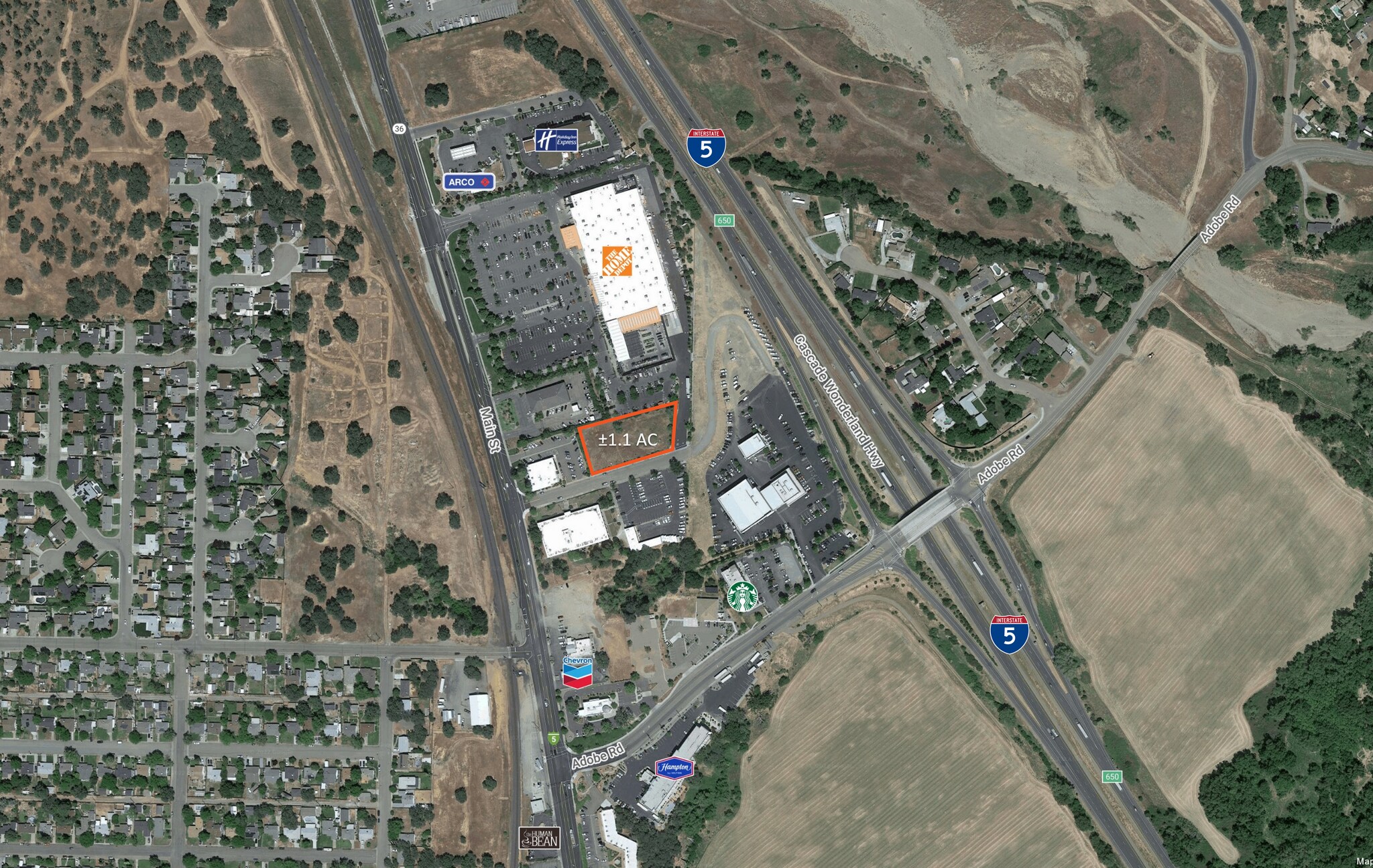 2650 Main St, Red Bluff, CA for sale Aerial- Image 1 of 3