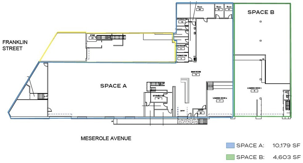 14 Franklin St, Brooklyn, NY à louer - Plan d’étage - Image 2 de 7