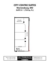 123 E Gay St, Warrensburg, MO for lease Site Plan- Image 1 of 1