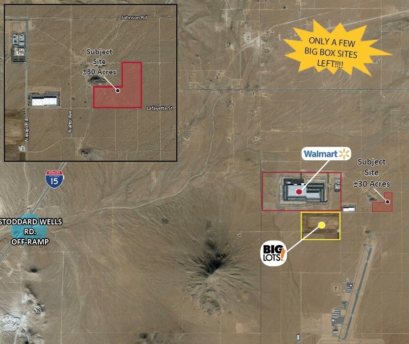 30 Acres Lafayette St & Navajo Rd, Apple Valley, CA à vendre Photo du bâtiment- Image 1 de 3