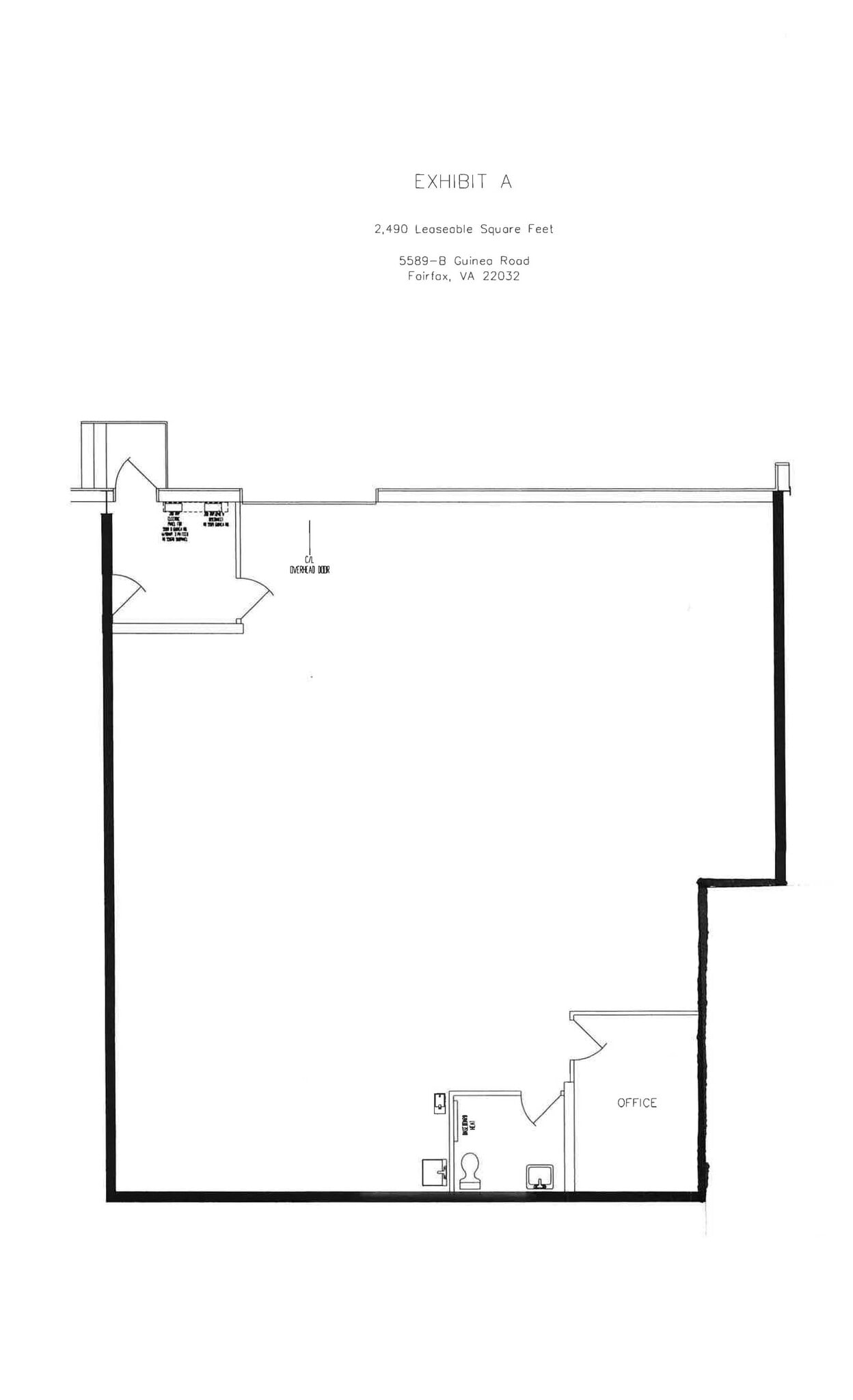 5609 Sandy Lewis Dr, Fairfax, VA for lease Floor Plan- Image 1 of 1