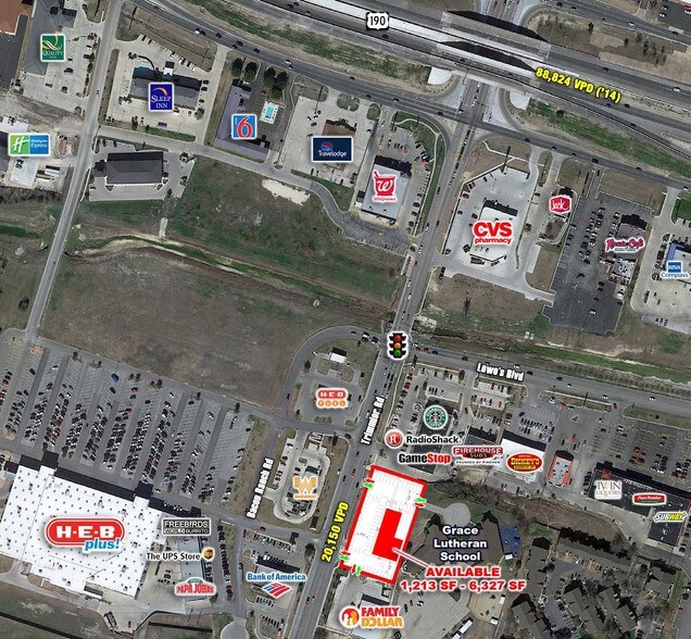 2602 Trimmier Rd, Killeen, TX à louer - Aérien - Image 2 de 5