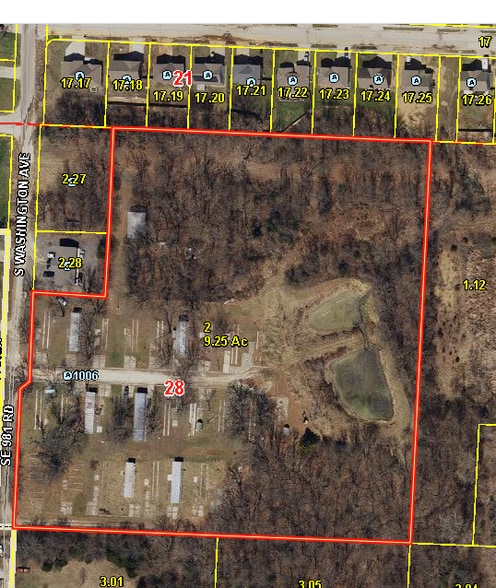 1006 Washington Ave, Knob Noster, MO for sale - Aerial - Image 2 of 5
