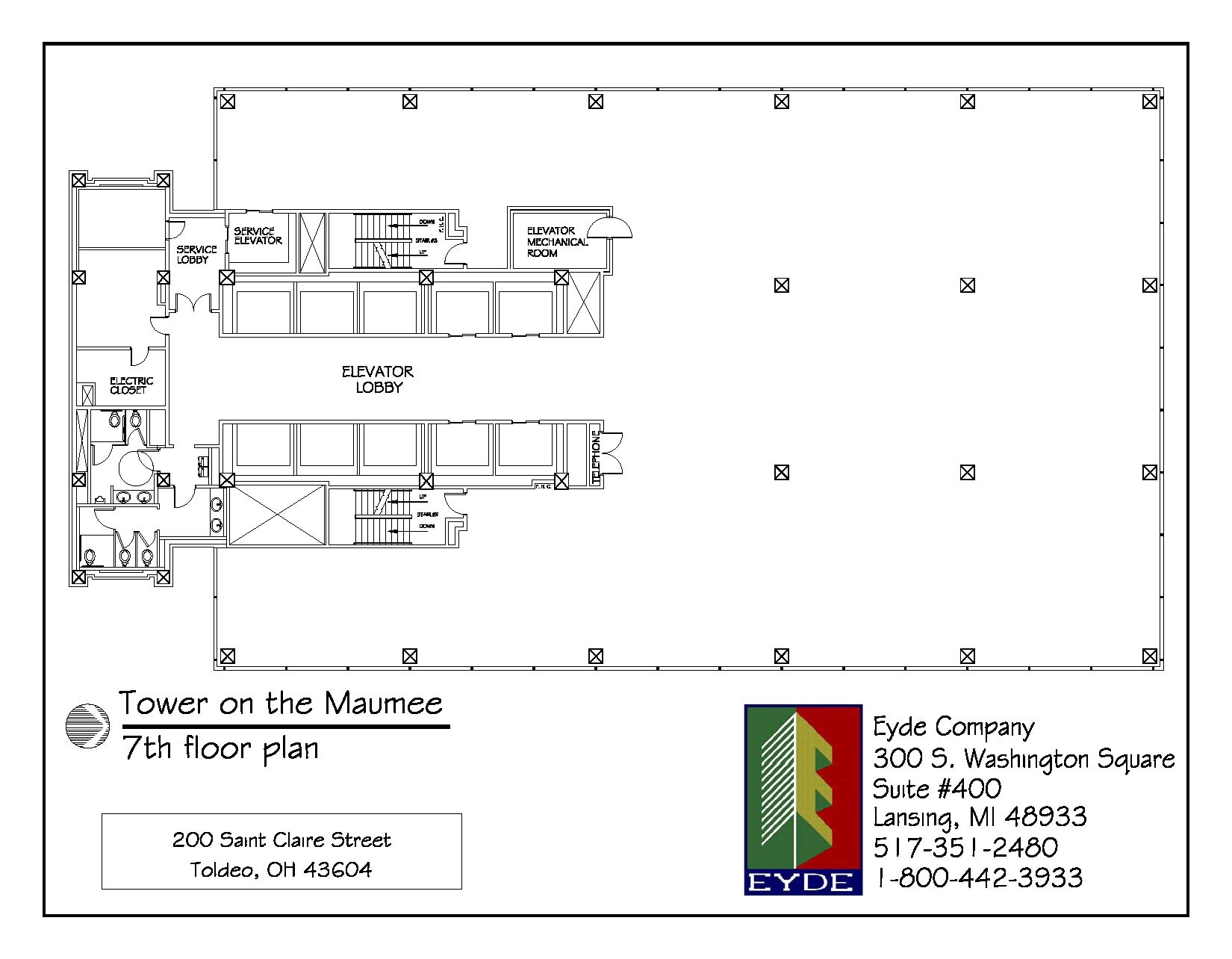 200 N Saint Clair St, Toledo, OH for lease Floor Plan- Image 1 of 1