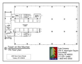 200 N Saint Clair St, Toledo, OH for lease Floor Plan- Image 1 of 1