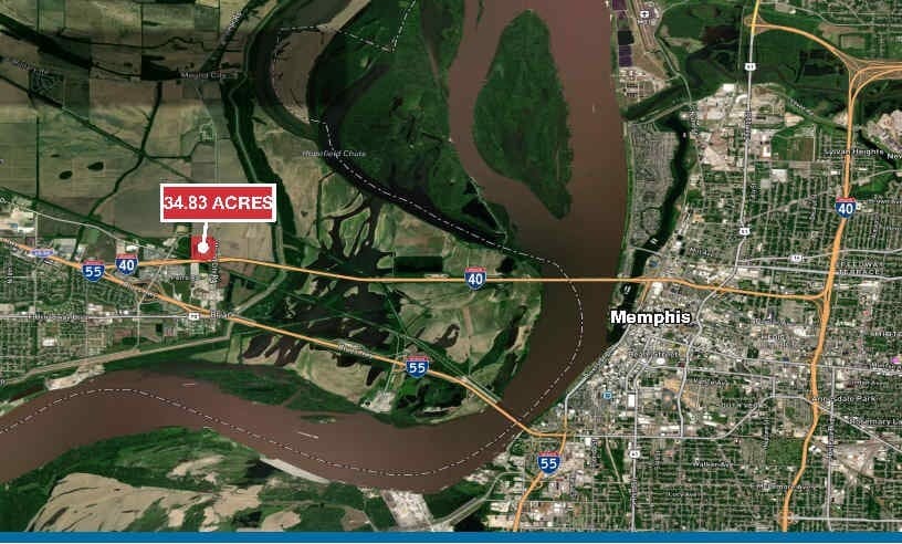 0 0 Mound City rd, West Memphis, AR for sale - Aerial - Image 1 of 2