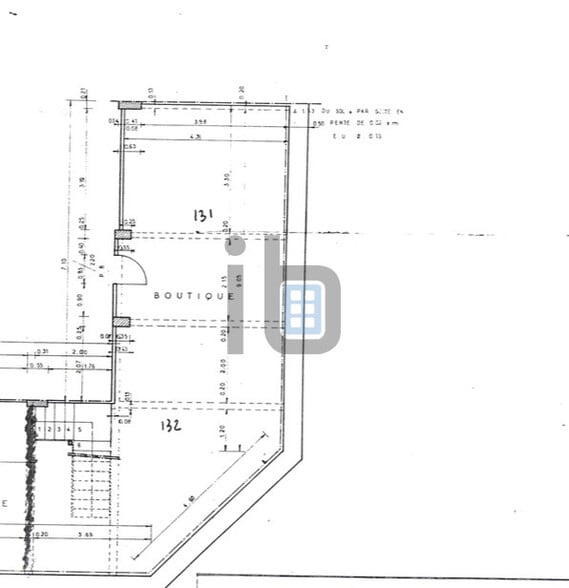 Commerce de détail dans Boulogne-Billancourt à louer - Plan d’étage - Image 3 de 3