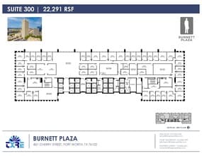 801 Cherry St, Fort Worth, TX for lease Floor Plan- Image 1 of 2