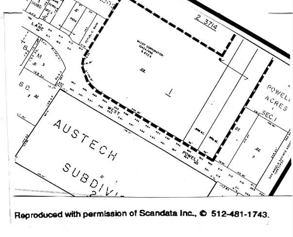 404 W Powell Ln, Austin, TX à louer - Plan cadastral - Image 2 de 6