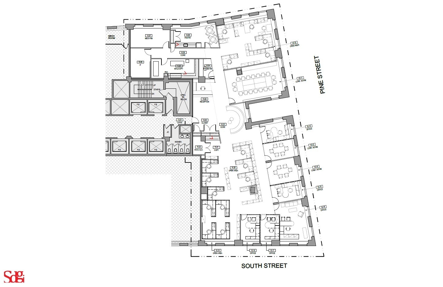 120 Wall St, New York, NY à louer Plan d’étage- Image 1 de 5