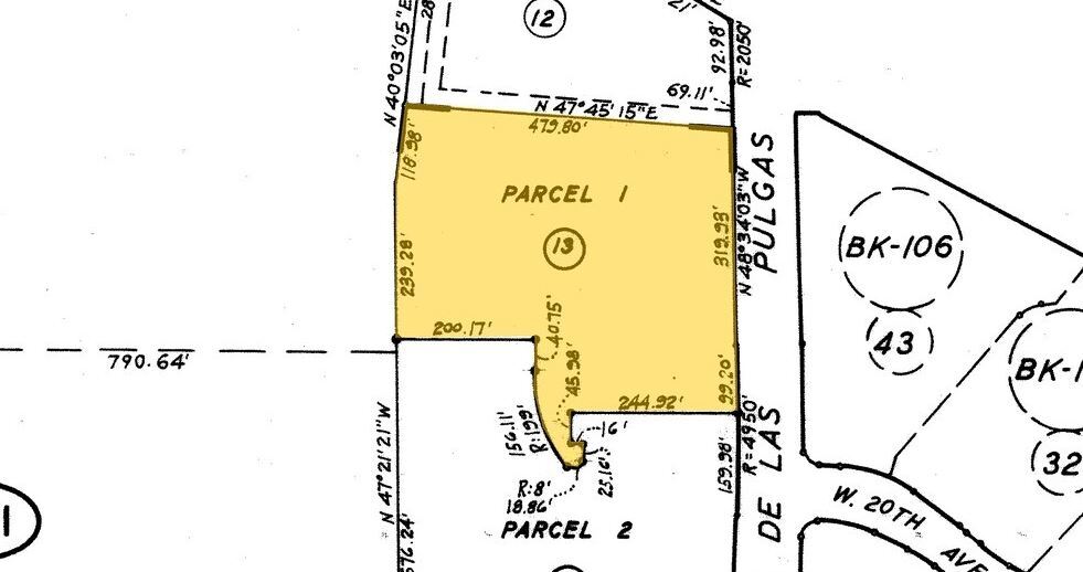 1900 Alameda De Las Pulgas, San Mateo, CA à louer - Plan cadastral - Image 3 de 13