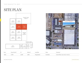 1050-1080 Marietta Way, Sparks, NV à louer Plan d  tage- Image 2 de 4