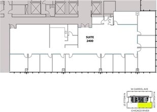 300 N LaSalle St, Chicago, IL for lease Floor Plan- Image 1 of 3