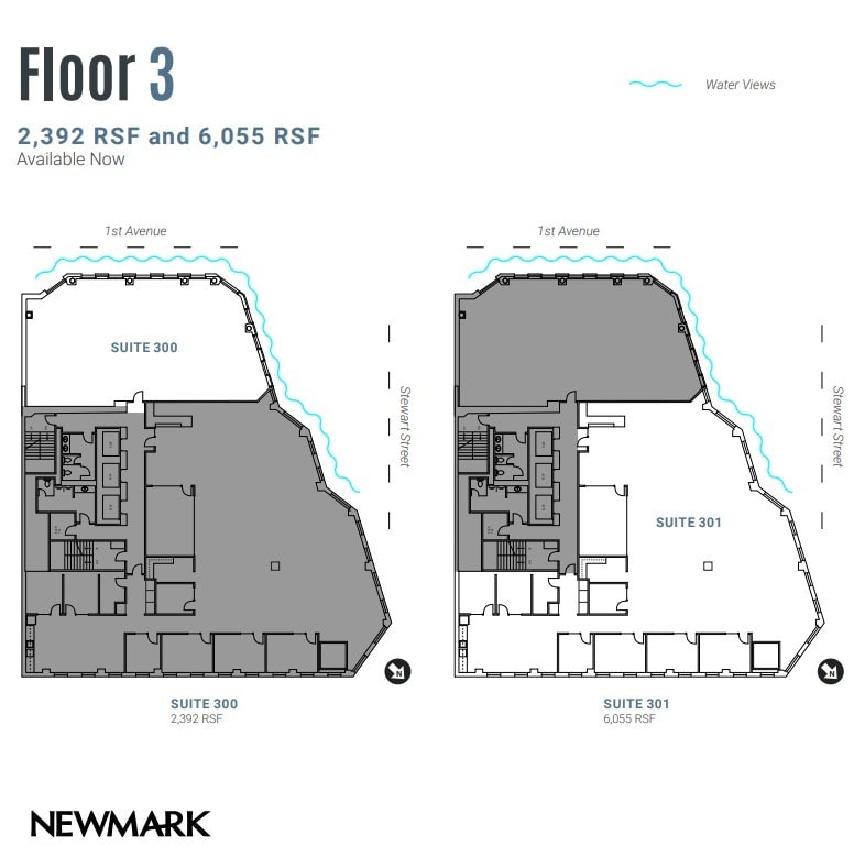 101 Stewart St, Seattle, WA à louer Plan d’étage- Image 1 de 1