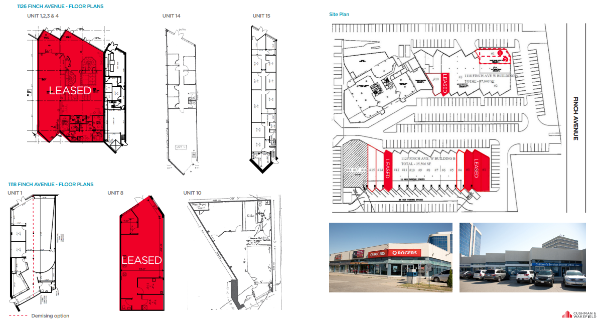 1126 Finch Ave W, Toronto, ON for lease Floor Plan- Image 1 of 1