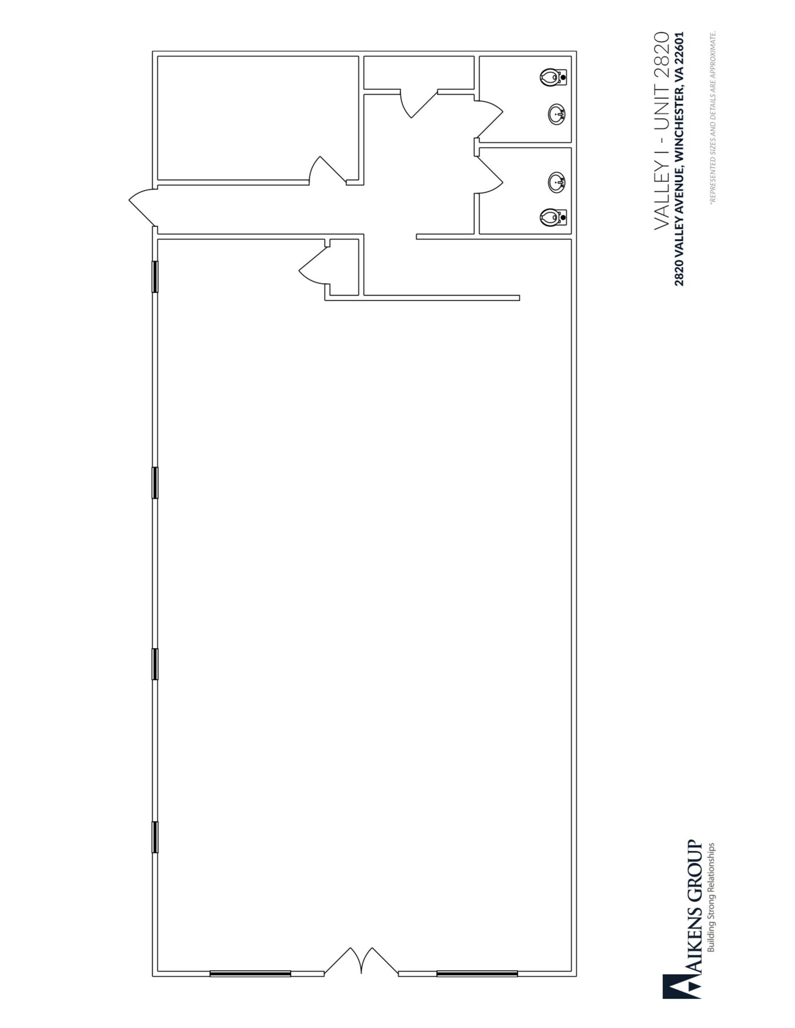 2820-2836 Valley Ave, Winchester, VA à louer Plan de site- Image 1 de 1