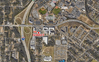 1530 Mercer University Dr, Macon-Bibb, GA - Aérien  Vue de la carte