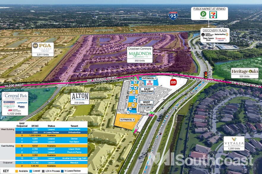 0 Crosstown Pkwy & SW Village Pkwy, Port Saint Lucie, FL à vendre - Photo du bâtiment - Image 3 de 9