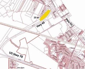 Plus de détails pour NC 43 & NC 55 Intersection, New Bern, NC - Terrain à vendre