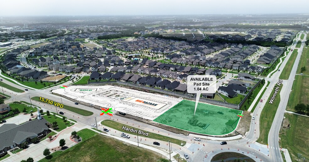 SWQ of Wilmeth Rd and Hardin Blvd, Mc Kinney, TX à louer - Photo principale - Image 1 de 10